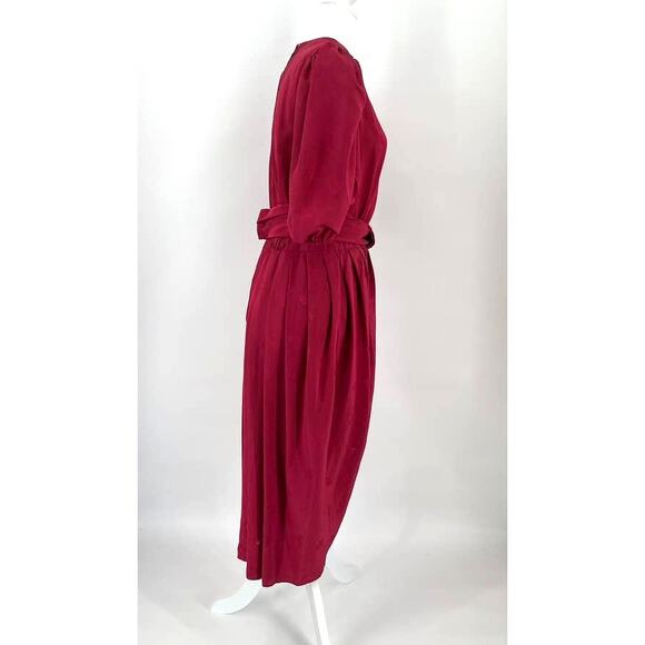 Lizzy & Johnny by Lucero Vintage Puff Sleeve Belted Dress - Picture 5 of 7